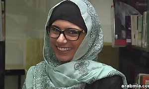 Mia khalifa takes absent hijab with an increment of clothes wide workroom (mk13825)