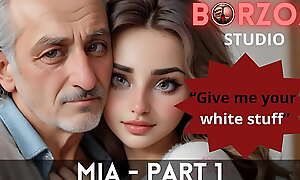 Mia with an increment of Papi - 1 - Horny aged Grandpappa fragmented firsthand legal age teenager youthful Turkish Tolerant